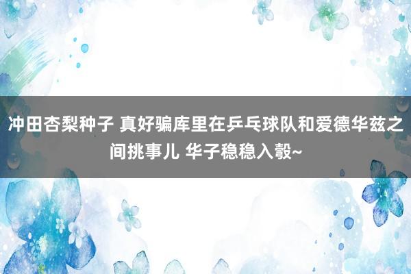 冲田杏梨种子 真好骗库里在乒乓球队和爱德华兹之间挑事儿 华子稳稳入彀~