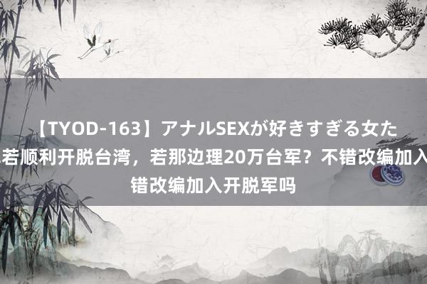 【TYOD-163】アナルSEXが好きすぎる女たち。 我军若顺利开脱台湾，若那边理20万台军？不错改编加入开脱军吗